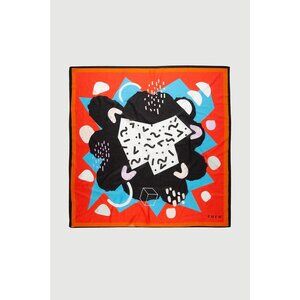 Ruru Grafik Abnormal Pareo in Red Black